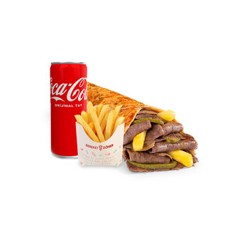 Coca Cola Fırsatı Medium Et Döner Dürüm Menü görseli