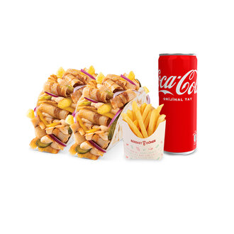 Coca Cola Fırsatı 2'Li Tako Menü (Tavuk Döner) görseli