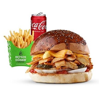 Tavuk Döner Burger Menü görseli