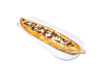 Kavurmalı Kaşarlı Pide (Uzun) görseli
