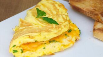 Yumurtalı Kaşarlı Omlet görseli