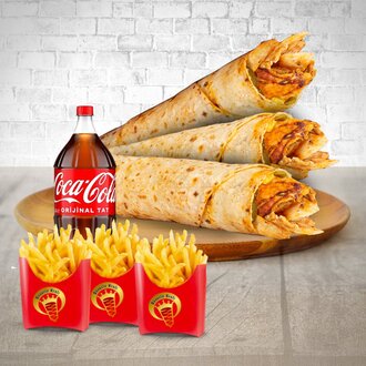 3'Lü Kral Dürüm Menü görseli