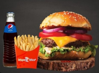 90 Gr. Hamburger Menü görseli
