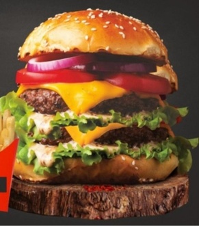 180 Gr. Duble Hamburger görseli