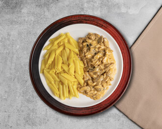 Kremalı Mantarlı Tavuk & Penne Makarna görseli
