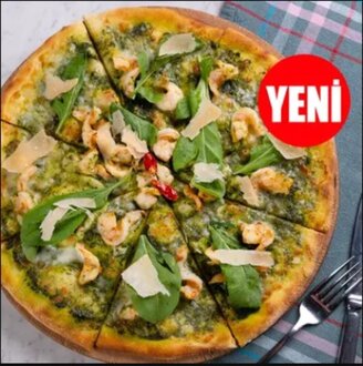 Karidesli Pizza görseli