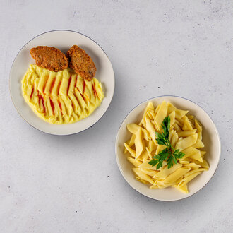 Püreli Kadınbudu Köfte & Makarna görseli