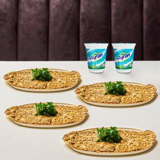 4'Lü Lahmacun Menü görseli