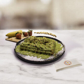 Antep Fıstıklı Çikolatalı Waffle görseli