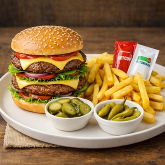 Double Double Burger görseli
