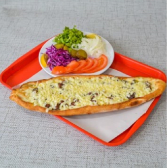 Kavurmalı Kaşarlı Pide görseli