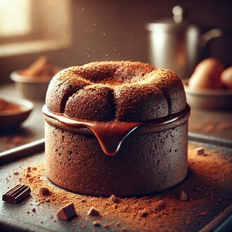 Bitter Çikolatalı Sufle görseli