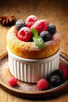 Ahududu (Frambuazlı) Sufle görseli