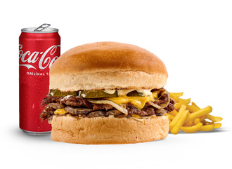 Smash Double Mushroom Burger Menü görseli