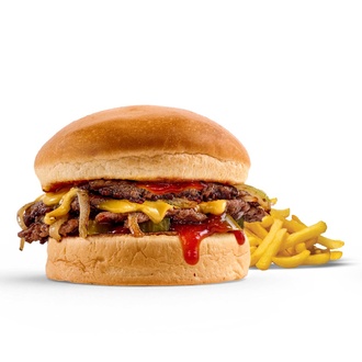Smash Double Smoky Bbq Burger görseli