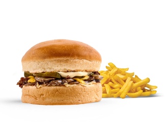 Smash Mushroom Burger görseli