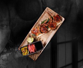 Kore Soslu Izgara Kuzu Pirzola görseli