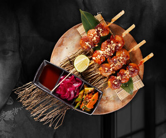 Kore Soslu Satay Karides görseli