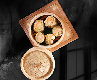 Buharda Karidesli Çin Mantısı görseli