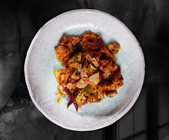 Acılı Mantarlı Tavuk görseli