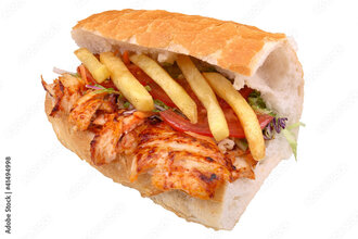 Yarım Ekmek Arası Tavuk Döner (75 Gr.) görseli