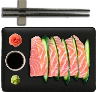 1401 - Sake Sashimi (5 Adet - 5 Pcs.) görseli