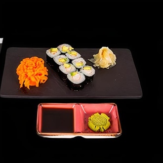 1108 - Ebi Avokado Roll (8 Adet - 8 Pcs.) görseli