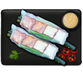 3018 - Vegan Summer Rolls (2 Adet / 2 Pcs.) görseli
