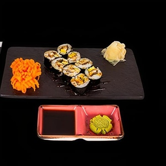 1104 - Unagi Avokado Maki Roll (8 Adet - 8 Pcs.) görseli