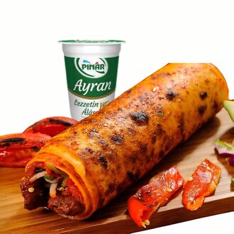 Duble Tavuk Şiş Dürüm & Ayran 20 Cl görseli