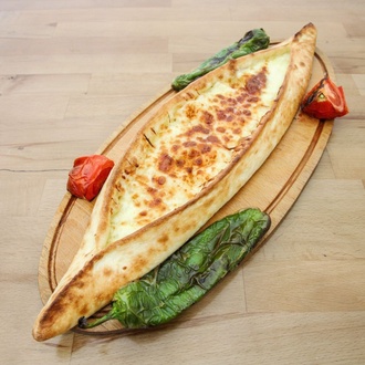 Pastırmalı Kavurmalı Kaşarlı Pide (Açık) görseli