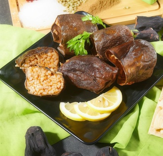 Zeytinyağlı Kuru Patlıcan Dolması görseli