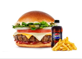 Deluxe Burger Menü görseli