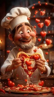 Love Pizza (Küçük Boy) görseli