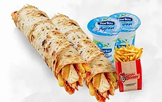 2'Li Soslu Döner Ayran Menü görseli