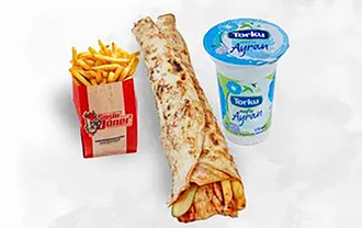 Mega Special Tavuk Döner & Ayran Menü görseli