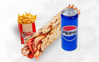 Pide Arası Tavuk Döner & Pepsi Menü görseli