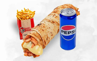 Kaşarlı Soslu Tavuk Döner Dürüm & Pepsi Menü görseli