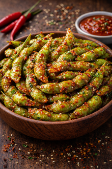 Acı Soslu Edamame görseli