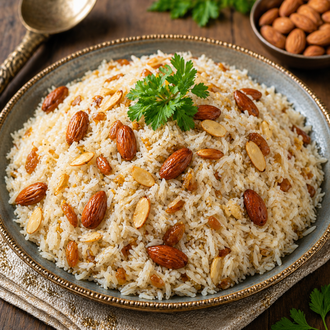 Bademli Pirinç Pilavı görseli