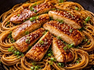 Teriyaki Soslu Tavuklu Noodle görseli