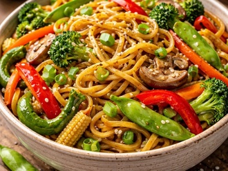 Sebzeli Noodle görseli
