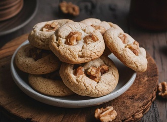 Tahinli Cevizli Kurabiye görseli