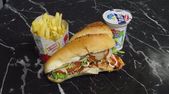 Ekmek Arası Tavuk Döner Menü görseli