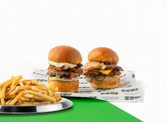 2'Li Mini Burger + Patates Kızartması ( 2 Adet 60G Smash Burger Köftesi ) görseli