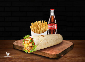 Lavaş Tavuk Döner Dürüm Menü görseli