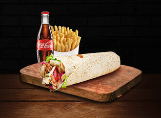 Mushroom Tavuk Döner Dürüm Menü görseli