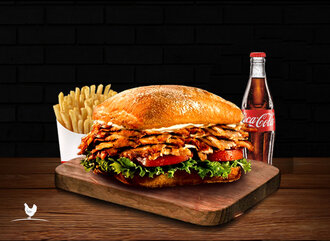 Pita Tavuk Döner Menü görseli