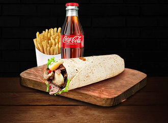 Mushroom Et Döner Dürüm Menü görseli