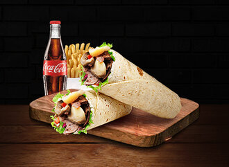 2'Li Mushroom Et Döner Dürüm Menü görseli